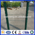 PVC coated curved wire mesh fence panel